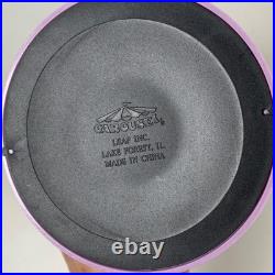 Vintage 1995 Carousel Snack Dispenser Purple Gumball Candy Machine Plastic Rare