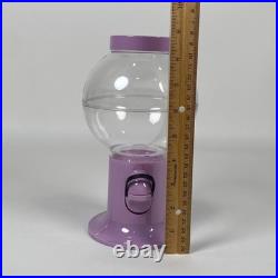 Vintage 1995 Carousel Snack Dispenser Purple Gumball Candy Machine Plastic Rare