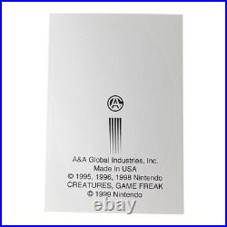 Vintage 1999/2000 Pokémon A&A Global Vending Machine Sticker Lot/39 Nintendo