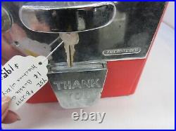 Vintage 1 Cent Bubble Gum Machine With Key B-2797