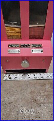 Vintage 1 Cent Hot Pink Stick Gum Machine, Jolly Good Industries, Made in USA