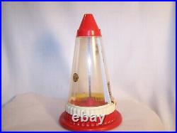 Vintage 1 Cent Ring Ding Spaceship Rocket Astronaut Bubble Gum Machine