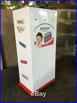 Vintage 1 Cent Vending Machine Beemans Gum Themed Blackjack Clove Candy