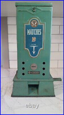 Vintage 1 cent Columbus Book of Matches Vending Machine