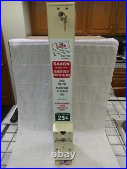 Vintage 25 Cent Coin Op Advance Harmon Condom Vending Machine Dixie Deluxe