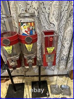 Vintage 25c TALKING VENDOR Gumball Machine Ken McPhail Lot And Extra Parts