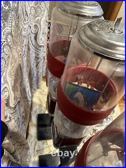 Vintage 25c TALKING VENDOR Gumball Machine Ken McPhail Lot And Extra Parts