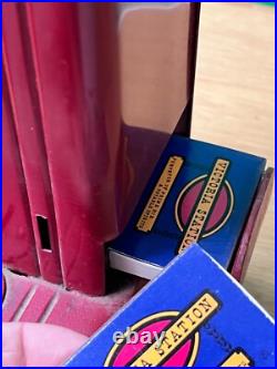 Vintage 2-BOX of MATCHES for 1-Cent Coin Operated Vending Machine WITH Key