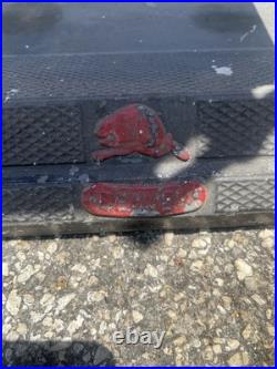 Vintage 4-Head Mark I Beaver Gumball & Candy Vending Machine Stand 1940-50 Withkey