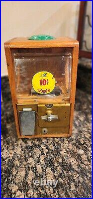 Vintage 50's 10 Cent Baby Grand Victor Vending Machine Chicago (NO KEYS)