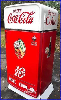 Vintage 50's Coca-Cola Coke Upright Freezer One-Of-A Kind Renovation-Must See