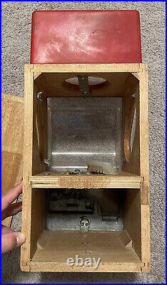 Vintage 50's Working Great 1 Cent Baby Grand Victor Vending Machine Corp READ