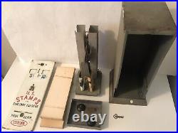Vintage 5 & 10 Cent US Postage Stamp Dispenser Counter Coin Vending Machine &Key