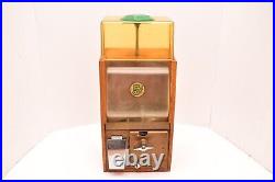 Vintage 5 Cent Baby Grand Victor Vending Machine Corp Chicago Wooden