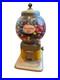 Vintage 5 Cent Chlorophyll Gum Ball Dispenser With Original Key