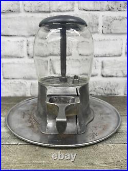 Vintage 5 Cent Nickel Adams-Fairfax Fresh Nut Peanut Gumball Candy Machine withKey