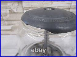 Vintage 5 Cent Nickel Adams-Fairfax Fresh Nut Peanut Gumball Candy Machine withKey