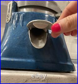 Vintage 5¢ TRY SOME Breath Chaser Chlorophyll Gum Candy Gumball Machine Blue Key