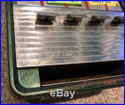 Vintage 5 cent Gum vending machine Beechnut Robco Corp Working Original