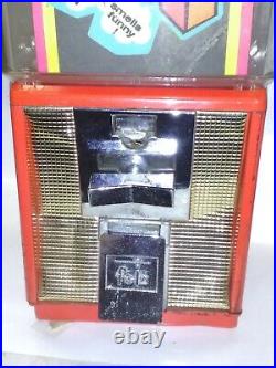 Vintage 5 cent NW60 Vending Machine with 1960's Sew on Patch Display Card