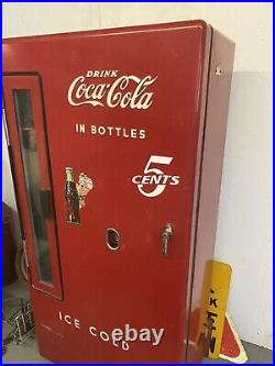Vintage 5c Coke Machine Westinghouse DU144 Coca Cola Retail Store Bottle Vending