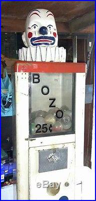 Vintage 60s clown vending machine