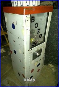Vintage 60s clown vending machine