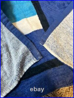 Vintage 80s Pepsi Cola Vending Machine Beach Bath Towel Promo Advertise Made USA