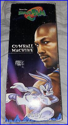Vintage 90's Space Jam Michael Jordan Gumball Machine Warner Brothers 1996