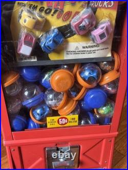 Vintage 90s 2000s Folz Large Gumball Toy Machine Time Capsule New Cars No Keys