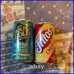 Vintage 90s Fritos Original and Rold Gold Pretzels soda can vending machine