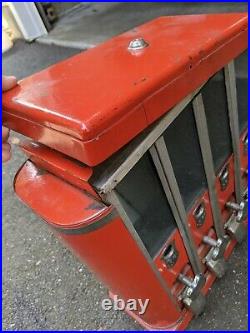 Vintage AM Co. 4-Head 1¢ Gumball / Peanut machine