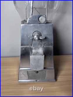 Vintage ASCO 1940s Hot Peanuts Vending Machine / 5 cents Gumball Nuts Dispenser