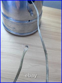 Vintage ASCO 1940s Hot Peanuts Vending Machine / 5 cents Gumball Nuts Dispenser