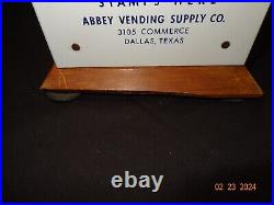 Vintage Abbey 25 & 10 Cent Stamp Machine