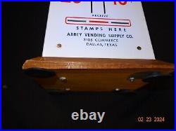 Vintage Abbey 25 & 10 Cent Stamp Machine