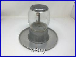 Vintage Abbey Mfg Co 5 Cent Candy/ Gumball Machine Dispenser Drug Store