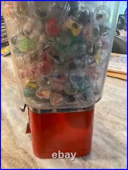 Vintage Acorn 5 Cent Gumball Machine FILLED WITH PRIZES