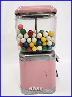 Vintage Acorn Retarded Children Can Be Helped Fundraiser Pink Gumball Machine