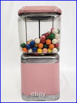 Vintage Acorn Retarded Children Can Be Helped Fundraiser Pink Gumball Machine