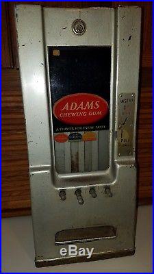 Vintage Adams 1 Cent Gum Vending Machine