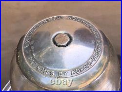 Vintage Adams-Fairfax Nut Gumball Dispenser Machine tray almonds nice 1947 rare