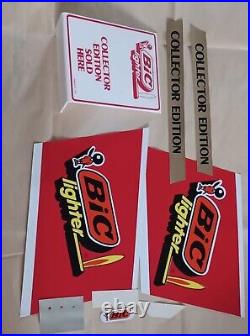 Vintage Advertising Bic Lighter Vending Machine Dispenser NIB 1980s 1990