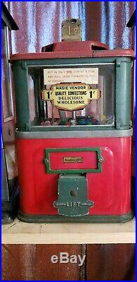 Vintage Al Hoff Magic Vendor Gumball machine