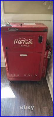 Vintage All Original 1949 Deluxe Model A-23 Coca Cola Vending Machine