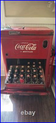 Vintage All Original 1949 Deluxe Model A-23 Coca Cola Vending Machine