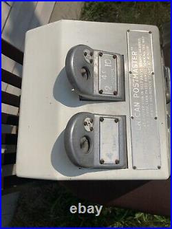 Vintage American Postmaster Dillon Mfg. Co US Postage Stamp Vending Machine Rare