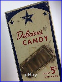 Vintage American vending machine candy americana import star los angeles rare