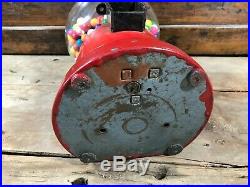 Vintage Antique Bubble Gum Machine Coin Operated Working Condition