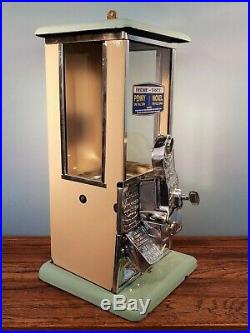 Vintage Antique Master Penny Nickel Gooseneck Gumball Peanut Vending Machine